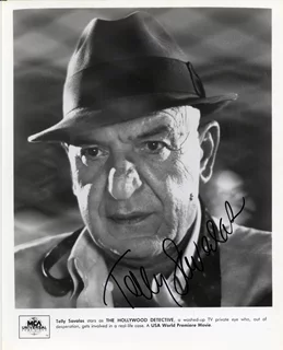 Telly Savalas autograph