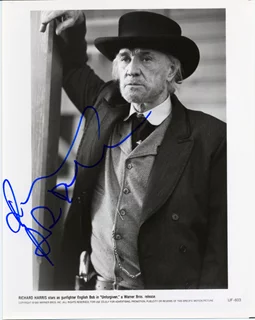Richard Harris autograph