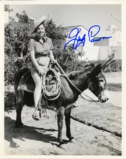 Judy Canova autograph