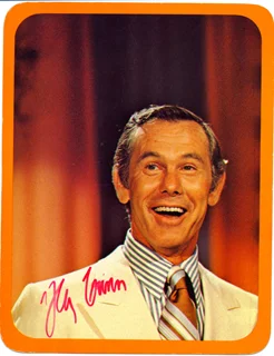 Johnny Carson autograph