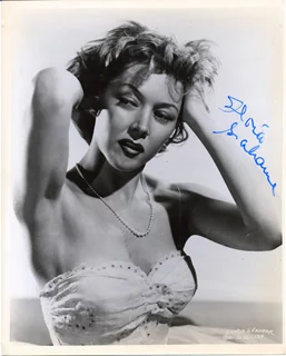 Gloria Grahame autograph