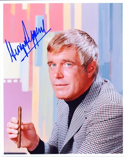 George Peppard autograph
