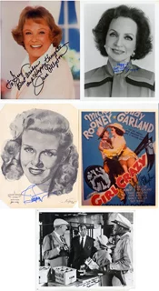Deceased Actress Lot autograph