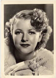 Betty Furness autograph