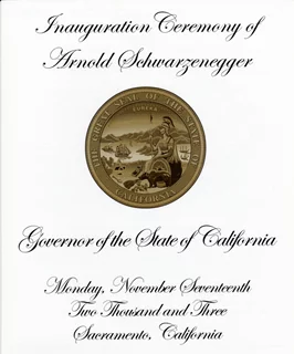 Arnold Schwarzenegger autograph