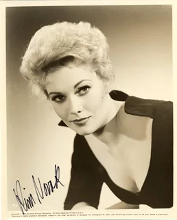 Kim Novak autograph