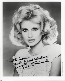 Jill Ireland autograph