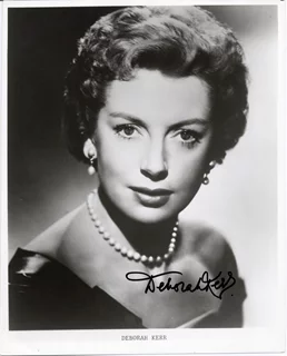 Deborah Kerr autograph