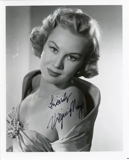 Virginia Mayo autograph