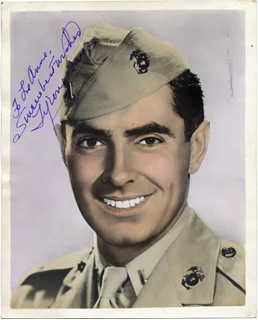Tyrone Power autograph