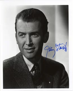 James Stewart autograph