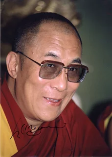 Dalai Lama autograph