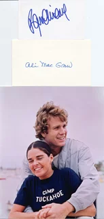 Love Story autograph