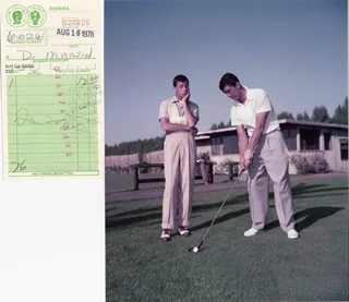 Dean Martin autograph