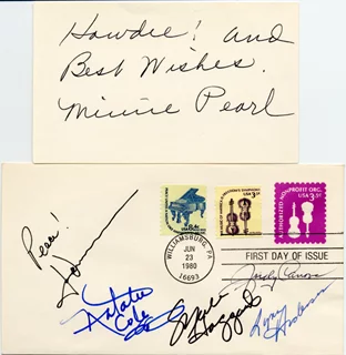Music Signature Lot autograph
