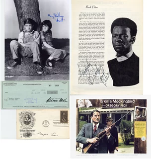 To Kill A Mockingbird autograph