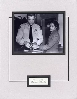 Rosa Parks autograph