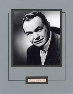 Edward G. Robinson autograph