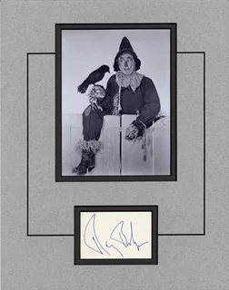 Ray Bolger autograph