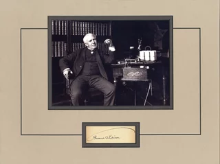 Thomas Edison autograph