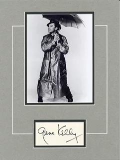 Gene Kelly autograph