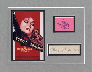 Sunset Boulevard autograph