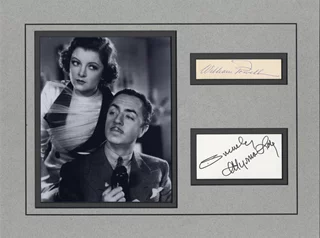 The Thin Man autograph