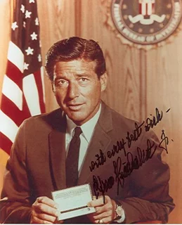 Efrem Zimbalist, Jr. autograph