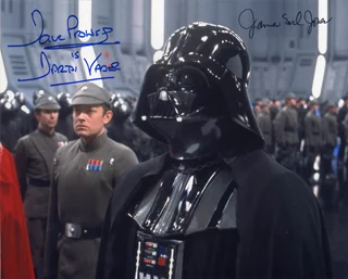 Darth Vader autograph
