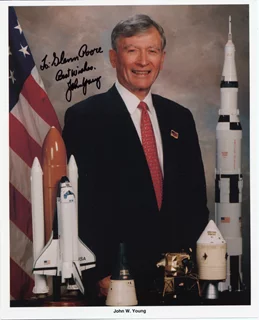 John Young autograph