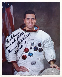 Harrison H. Schmitt autograph