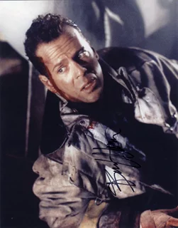 Bruce Willis autograph