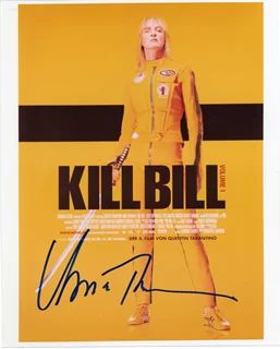 Uma Thurman autograph