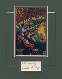 Clyde Beatty autograph