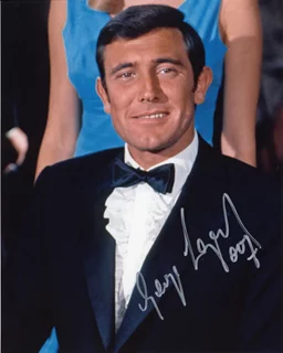 George Lazenby autograph
