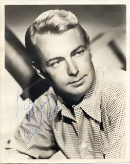 Alan Ladd autograph