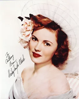 Shirley Temple autograph