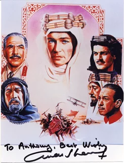 Omar Sharif autograph