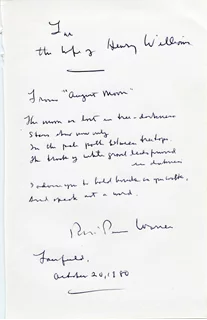 Robert Penn Warren autograph