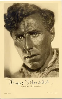 Hannes Schneider autograph