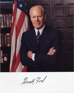 Gerald Ford autograph