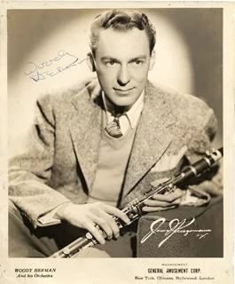 Woody Herman autograph