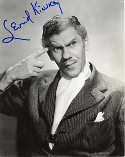 Leonid Kinskey autograph