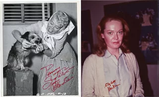 Penny Singleton & Elizabeth Hartman autograph