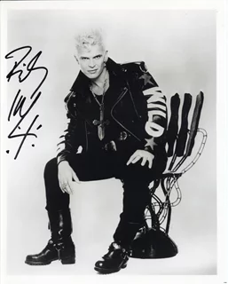 Billy Idol autograph