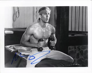 Nicolas Cage autograph