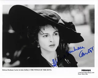 Helena Bonham Carter autograph