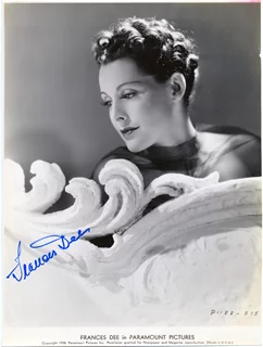 Frances Dee autograph