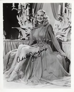 Adele Jergens autograph
