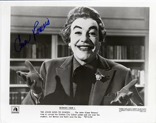 Cesar Romero autograph